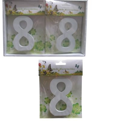 Ξύλινος αριθμός χειροτεχνίας “8”-οχτώ [30501316-8]