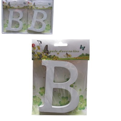 Ξύλινο γράμμα χειροτεχνίας “B” [30501317-B]