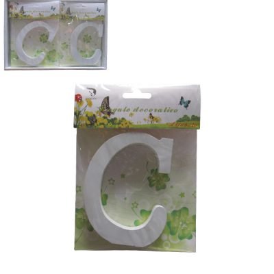 Ξύλινο γράμμα χειροτεχνίας “C” [30501317-C]