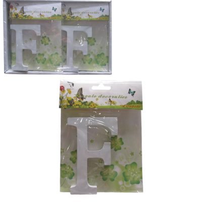 Ξύλινο γράμμα χειροτεχνίας “F” [30501317-F]