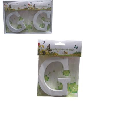 Ξύλινο γράμμα χειροτεχνίας “G” [30501317-G]