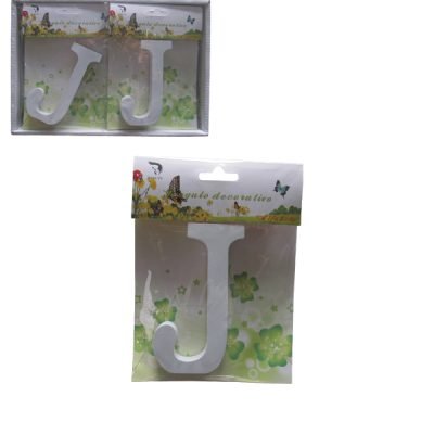 Ξύλινο γράμμα χειροτεχνίας “J” [30501317-J]