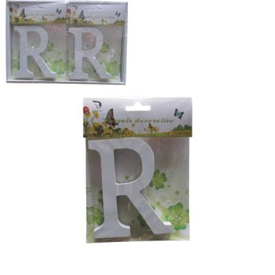 Ξύλινο γράμμα χειροτεχνίας “R” [30501317-R]