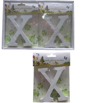 Ξύλινο γράμμα χειροτεχνίας “X” [30501317-X]