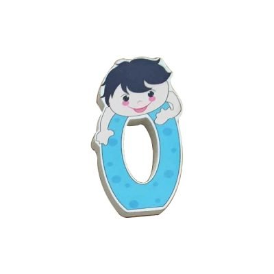 Ξύλινος αριθμός αγόρι “0”-μηδέν [30501332]