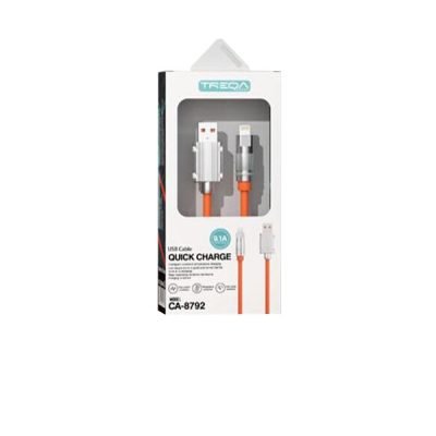 Treqa Καλώδιο ταχείας φόρτισης CA-8792 ios 1m 9,1A [30502141]