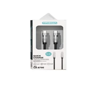 Treqa Καλώδιο ταχείας φόρτισης CA-8795 type-c σε type-c 1m 9,1A [30502144]