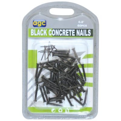 Σετ 60 μαύρα καρφιά 0,8″ [30601249]