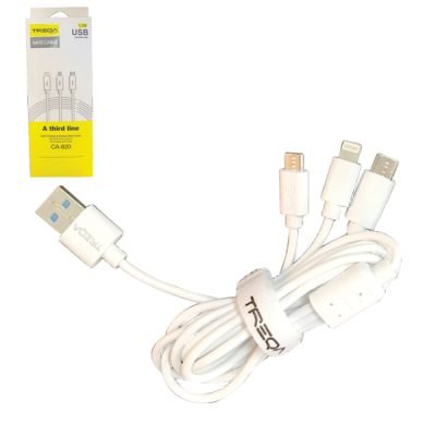 Τριπλό καλώδιο ταχείας φόρτισης Micro/iPhone/Type-C [30601306]