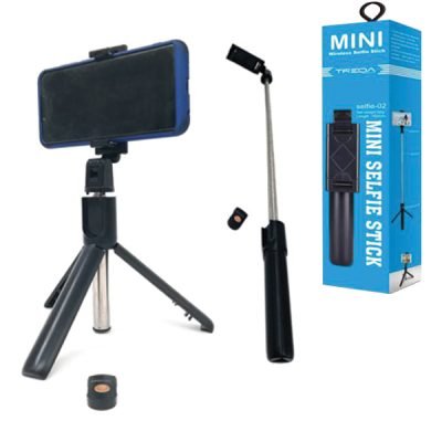 Treqa Selfie-04 πτυσσόμενο με τρίποδο και φλας σύνδεση bluetooth 80cm[30601325]