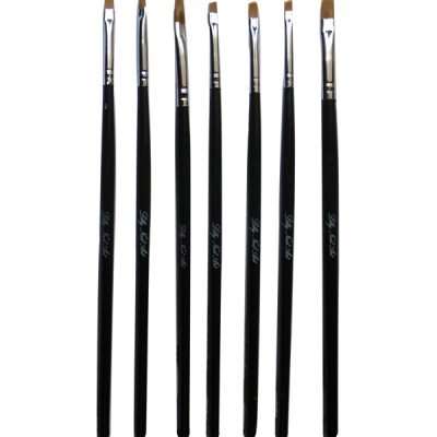 Πινελάκια νυχιών για τεχνική gell σετ 7 τεμχ [40501016]