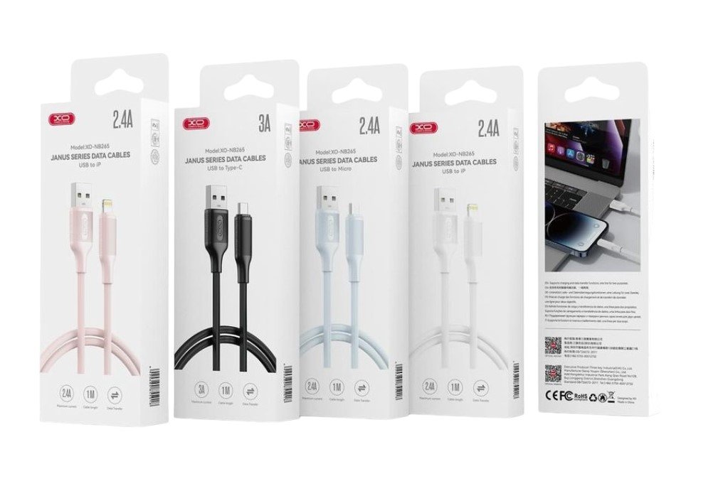 XO NB265 Μινιμαλιστικό Καλώδιο Lightning Μπλε (16.005.0320) - Image 3