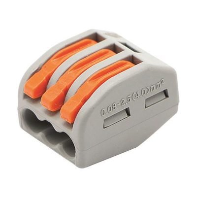 ΚΛΕΜΜΑ PCT-213 3 ΘΕΣΕΩΝ ΜΕ ΥΠΟΔΟΧΗ 0,80-2,5mm 32Α 400V (147-11049)