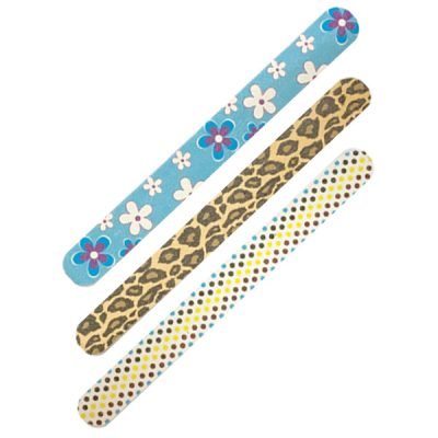 Σετ 3 χάρτινες χρωματιστές λίμες νυχιών [40501672]