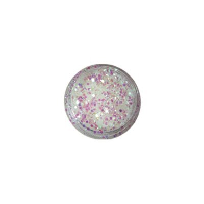 Πούλιες διακοσμητικές νυχιών λευκό ιριδίζων [40502007-7]