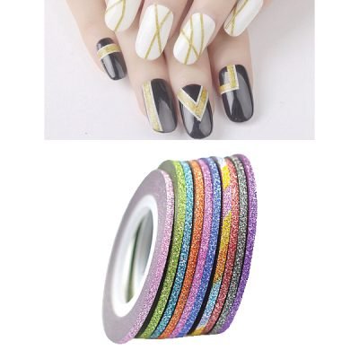 Λαχανί διακοσμητική ταινία νυχιών 1mm [40502091-8]