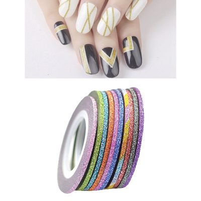 Λαχανί διακοσμητική ταινία νυχιών 2mm [40502092-8]
