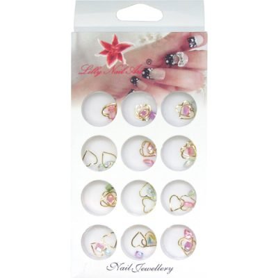 Κασετίνα με διακοσμητικά στρασάκια νυχιών [40502117]