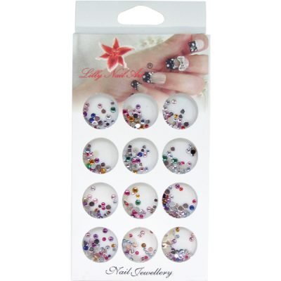 Κασετίνα με διακοσμητικά στρασάκια νυχιών [40502121]