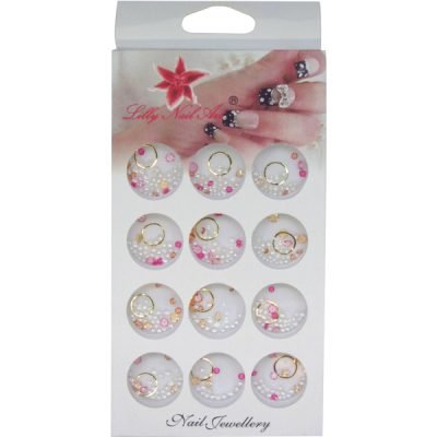 Κασετίνα με διακοσμητικά στρασάκια νυχιών [40502122]