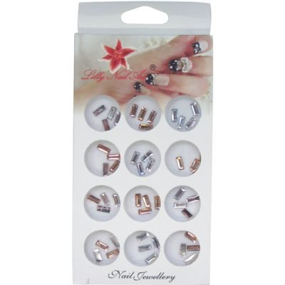 Κασετίνα με διακοσμητικά στρασάκια νυχιών [40502123]