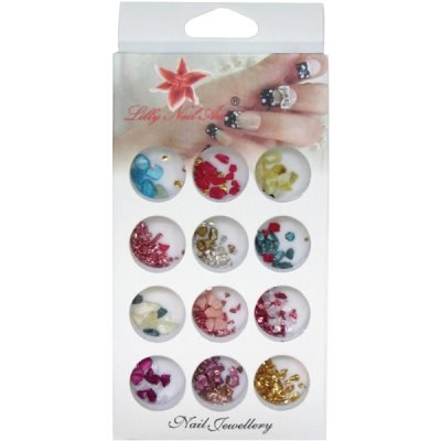 Κασετίνα με διακοσμητικά στρασάκια νυχιών [40502126]