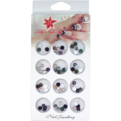 Κασετίνα με διακοσμητικά στρασάκια νυχιών [40502127]