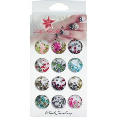 Κασετίνα με διακοσμητικά στρασάκια νυχιών [40502129]