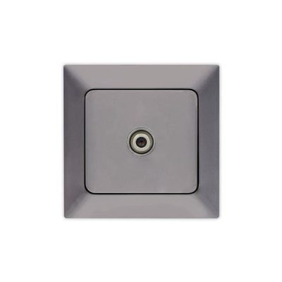 ΠΡΙΖΑ ΤV F CONNECTOR ΓΡΑΦΙΤΗΣ (152-16311)