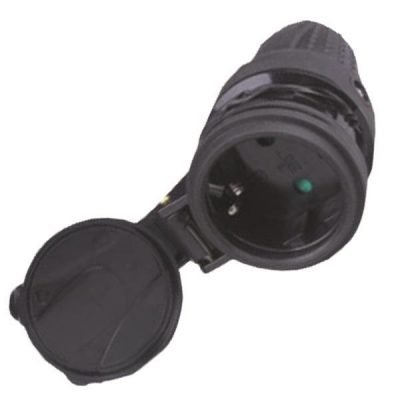 ΦΙΣ ΣΟΥΚΟ ΘΗΛΥΚΟ ΚΑΟΥΤΣΟΥΚ IP44 16Α 220-240V ΜΕ ΠΡΟΣΤΑΣΙΑ ΕΠΑΦΩΝ (147-10033)