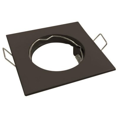 ΣΠΟΤ ΧΩΝΕΥΤΟ ΣΤΑΘΕΡΟ ΑΛΟΥΜΙΝΙΟΥ ΤΕΤΡΑΓΩΝΟ PAR16 ΜΑΥΡΟ (147-52631)