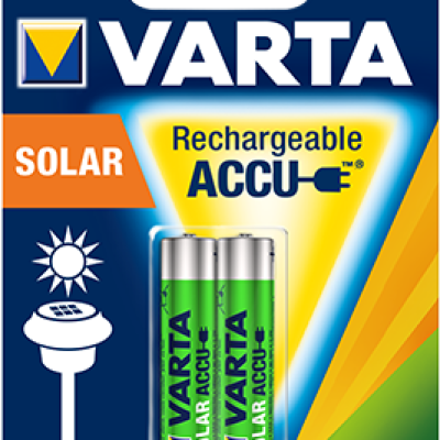 Varta Επαναφορτιζόμενη Solar 550mAh HR03 AAA (2τμχ) (01.003.0042)