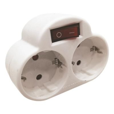 ΑΝΤΑΠΤΟΡΑΣ AΠO ENA ΣΟΥΚΟ ΣE ΔYO ΣΟΥΚΟ ΜΕ ΔΙΑΚΟΠΤΗ & ΠΡΟΣΤΑΣΙΑ ΕΠΑΦΩΝ (147-10007)