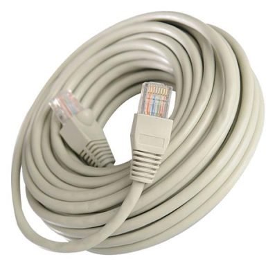 ΚΑΛΩΔΙΟ PATCH CORD UTP CAT-5e 26AWG ΓΚΡΙ 10m (147-10154)