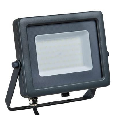 ΠΡΟΒΟΛΕΑΣ LED SMD 50W ΜΑΥΡΟΣ IP66 80-265V 6500K PLUS (147-69300)