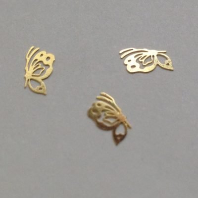 50 διακοσμητικά νυχιών χρυσές πεταλούδες [40502059-22]