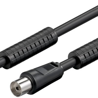 Καλώδιο RF 1.5m Μαύρο Φερρίτη (03.003.0164)