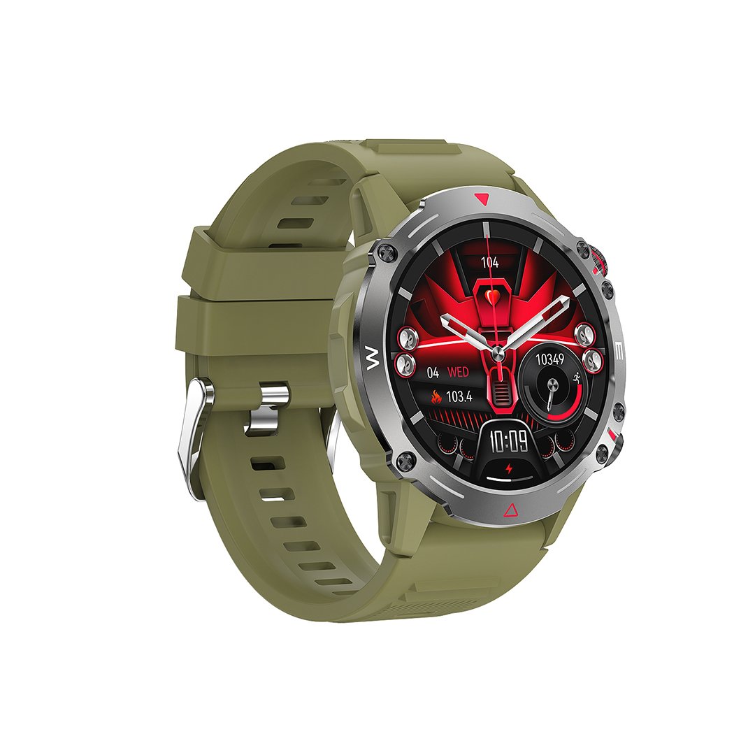 XO J7 Amoled Star Round Smart Sports Call Watch (Πράσινο) (16.001.0117) - Image 3