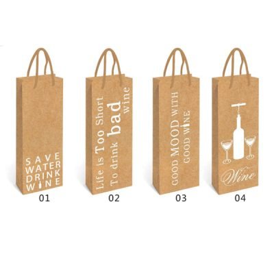 Χάρτινη σακούλα δώρου μπουκαλιού 37 x 11cm [70101935]
