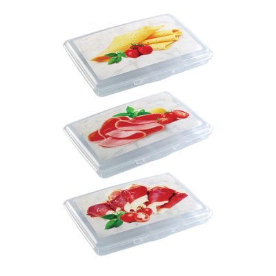 Πλαστικό φαγητοδοχείο-τάπερ με χώρισμα 1Lt. [70607063]