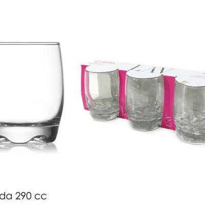 Σετ 3 ποτήρια 290cc Adora [70608134]