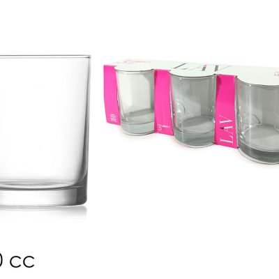 Σετ 3 ποτήρια ουίσκι 280cc Liberty [70608136]