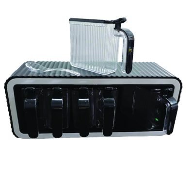 Σταντ μπαχαρικών με 6 βαζάκια και κουταλάκια [70701460]