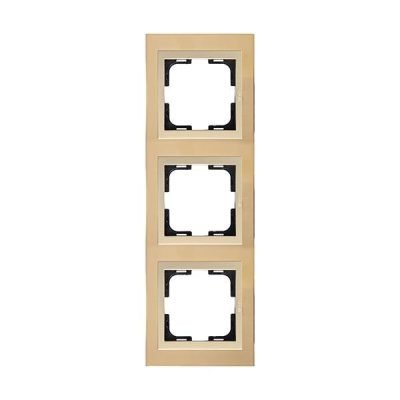 ΠΛΑΙΣΙΟ 3 ΘΕΣΕΩΝ ΧΡΥΣΟ ΜΑΤ (152-10832)