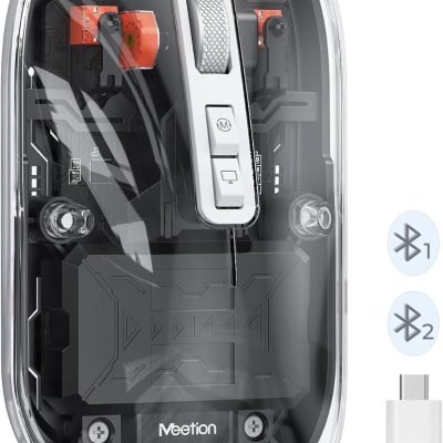 Meetion MT-BTM005 Ασύρματο Ποντίκι Μαύρο (17.001.0044)