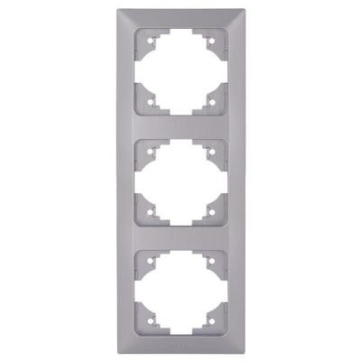 ΠΛΑΙΣΙΟ 3 ΘΕΣΕΩΝ ΝΙΚΕΛ MAT ΚΑΘΕΤΟ (152-12226)