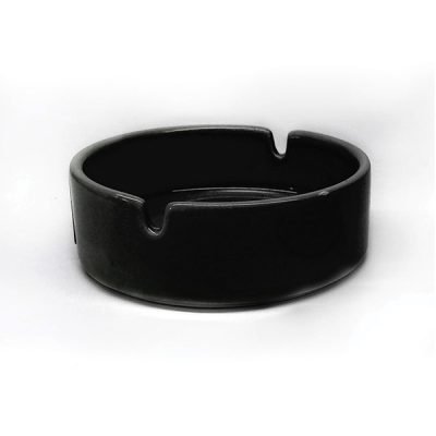 Στρογγυλό τασάκι μαύρο [77416478]