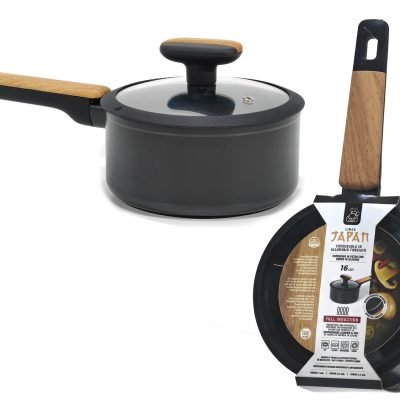 Γαλατιέρα σφυρήλατη αλουμινίου αντικολλητική 16cm “Japan” [77572537]