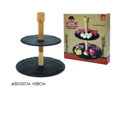 Διόροφη πιατέλα προβολής από σχιστόλιθο [77635710]