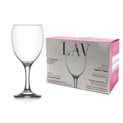 Σετ 6 ποτήρια κρασιού 340cc LAL [77680535Α]